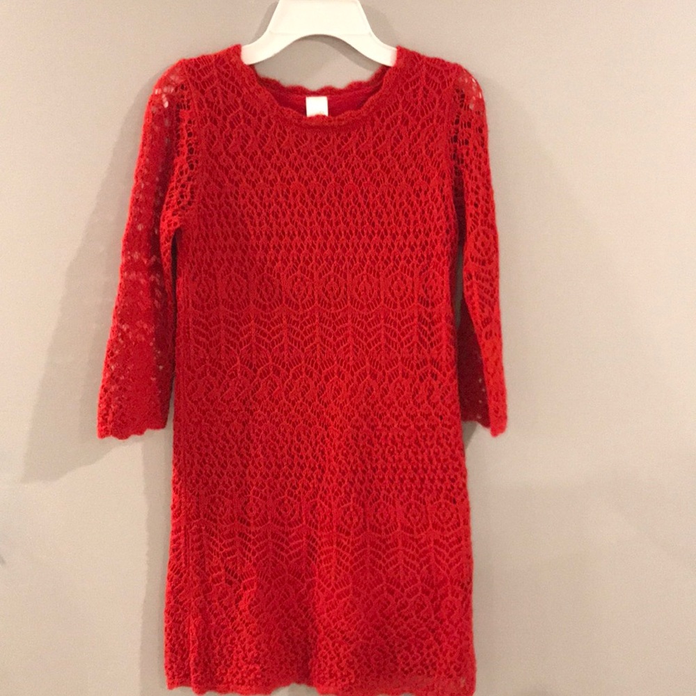 red dress